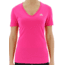 Adidas Terrex Ultimate Short Sleeve V-Neck - Women's-Shock Pink/Matte Silver-Small
