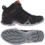 Adidas Terrex Women's Terrex AX2R Mid GTX Hiking Shoes, Black/Black/Trace Scarlet, 5 US, CM7661-5