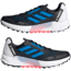 Adidas Terrex Agravic Flow 2 Trail Running Shoes - Mens, Core Black/Blue Rush/Turbo, 10.5, GZ8888-10-5