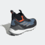 Adidas Terrex Free Hiker GORE-TEX Hiking Shoes 2.0 - Mens, Wonder Steel/Grey Three/Impact Orange, 11US, HQ8382-11