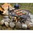 Adjust-A-Grill Outdoor Camping Grill, 16x16in, Black, 13570