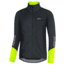 GOREWEAR Mens C5 GORE-TEX Active Cycling Jacket in Black/Neon Yellow Small Slim fit Waterproof 617F0643, 100193-9908-M
