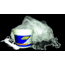 Ahi 700 Pro Series 6 Panel Cast Net 8' Clear Mono 1/2in Mesh 1.35 Lb per Ft Lead Weights, pail Container, CN-708