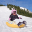 Airhead Sportsstuff Donut Snow Tube, 36In, White/Tan, 30-1003
