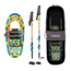 Airhead Yukon Charlies Sno-Bash Youth Aluminum Snowshoe Kit, Blue/Orange, 80-7006K