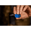 Al Mar Knives 1.3 in Stinger Keychain Fixed Blade Knife, Blue/Black, AMK1001BKBL