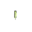 Al Mar Knives 1.3 in Stinger Keychain Fixed Blade Knife, Green/Black, AMK1001BKG