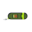 Al Mar Knives 1.3 in Stinger Keychain Fixed Blade Knife, Green/Black, AMK1001BKG