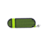 Al Mar Knives 1.3 in Stinger Keychain Fixed Blade Knife, Green/Black, AMK1001BKG
