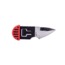 Al Mar Knives 1.3 in Stinger Keychain Fixed Blade Knife, Red/Balck, AMK1001RBK