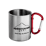 Alpine Mountain Gear Carabiner Mug, Stainless steel, Steel, AMGCM