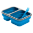 Alpine Mountain Gear Collapsible Silicone Food Container, Blue, AMGCSFL