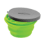 Alpine Mountain Gear Medium Collapsible Silicone Container with Lid, Green, AMGCSB-M