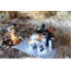 ALPS Mountaineering Camp Table, Powder-Coated Aluminum, Silver, 8301076