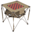 ALPS Mountaineering Eclipse Table with Checkerboard Top, 27 x 27 x 26 inches, Khaki, 8360114