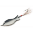 Als Goldfish Saltwater Series Goldfish with 3/0 Single Hook and Hackle Feather 2-3/4in, Black Pearl, 1-1/4oz, G500-SBP