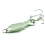 Als Goldfish Saltwater Series Goldfish with 3/0 Single Hook and Hackle Feather 2-3/4in, Nickel, 3/4oz, G400-SN