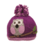 Ambler Owl Beanie - Girl's-Grape-S/M