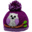 Ambler Owl Beanie - Girl's-Raspberry-S/M