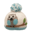 Ambler Owl Beanie - Girls-White-S/M