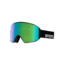 Anon M4 Cylindrical Goggle, Spare Lens and Mfi Face Mask w/ Sonar Green, Black, 20354100040