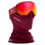 Anon WM1 Women's Goggle w/ Spare Lens and MFI Mask, Sonar Red Lens, Ruby, 19176102634NA