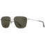 AO Airman Sunglasses - Mens, Silver, Calobar Green AOLite Nylon Lenses, Silver / Calobar Green Lens, 56-15-145, AIR356STSMGNN