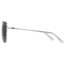 AO Fletcher Sunglasses, Silver Frame, Calobar Green AOLite Nylon Lens - 59-15-145, FLT359STSMGNN