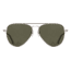 AO Fletcher Sunglasses, Silver Frame, Calobar Green AOLite Nylon Lens - 59-15-145, FLT359STSMGNN