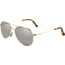 AO Flight Gear General Sunglasses, Wire Spatula, Gold Frame, Silver Mirror Lens, 52mm, 31625