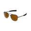 AO Original Pilot Sunglasses, Bayonet, Black Frame, HC Amber Poly Lens, Polarized, 57mm, 30107