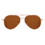 AO General Sunglasses, Rose Gold, Cosmetan Brown SkyMaster Glass Lenses, Polarized, 55-14-140 B47, GEN555STCLBNG-P