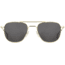 AO Original Pilot Sunglasses, Gold Frame, 57 mm Gray SkyMaster Glass Lenses, Standard Temple,738921549758