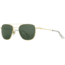 AO Original Pilot Sunglasses, Gold Frame, 55 mm Green SkyMaster Glass Lenses, Standard Temple,738921549536