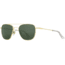 AO Original Pilot Sunglasses, Gold Frame, 52 mm Green SkyMaster Glass Lenses, Standard Temple, Polarized, 738921549369