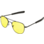 AO Original Pilot Sunglasses, Bayonet, Black Frame, Yellow Lens, 52mm, 30238