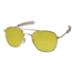 AO Original Pilot Sunglasses, Bayonet, Gold Frame, Yellow Lens, 57mm, 32283