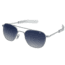 AO Original Pilot Sunglasses, Bayonet, Matte Chrome Frame, Polycarbonate Gradient Blue Lens, 57mm, 30209