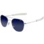 AO Original Pilot Sunglasses, Bayonet, Silver Frame, Polycarbonate Gradient Blue Lens, 55mm, 32243