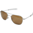 AO Original Pilot Sunglasses, Bayonet, Matte Chrome Frame, HC Amber Poly Lens, 55mm, 32253