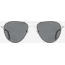 AO Sebring Sunglasses - Womens, Black Silver Frame, True Color Gray AOLite Nylon Lenses, 55-19-140, SEB155STTOGYN