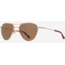 AO Sebring Sunglasses - Womens, Rose Gold Frame, Cosmetan Brown AOLite Nylon Lenses, 55-19-140, SEB255STPKBNN