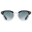 AO Times Sunglasses, Black Crystal Frame, SunVogue Gray Gradient AOLite Nylon Lens - Polarized - 49-21-145, TIM349ST-GGN-P