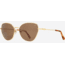 AO Whitney Sunglasses - Womens, Gold Frame, Cosmetan Brown AOLite Nylon Lenses, 51-19-145, WHI358STHABNN