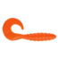 Apex Tackle Curly Tail Soft Bait, 10, 2in, Orange, AP-CT2-11
