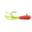 Apex Rigged Tube 1.5" Red/Chartreuse Glitter 5pk, APMT15R-36