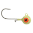 Apex Tackle Round Head Jig, Glow White, 1/8oz, AP-RH18-23