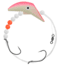 Apex Tackle Waly A Plug, Glow Pink, 2in, AP-WAP2-22