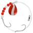 Apex Tackle Waly Spin Rig Number 4 Red/White, AP-CR4-1