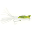 Arbogast Hula Popper Topwater Popper, 1 3/4in, 1/4 oz, Floating, Frog/White Belly, G770-06